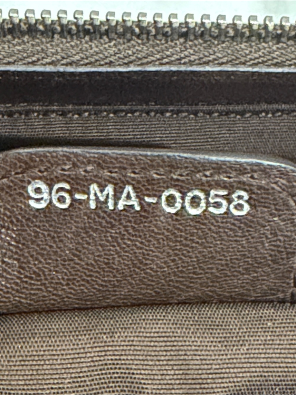 Dior Chocolate Brown Pebbled Leather Top-Handle Satchel - Picture 9 of 9